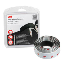 3M™ páska se suchým zipem SJ352B, černá, 25 mm x 1,25 m, 4,4 mm, blistr IPC | Balení (1 role)