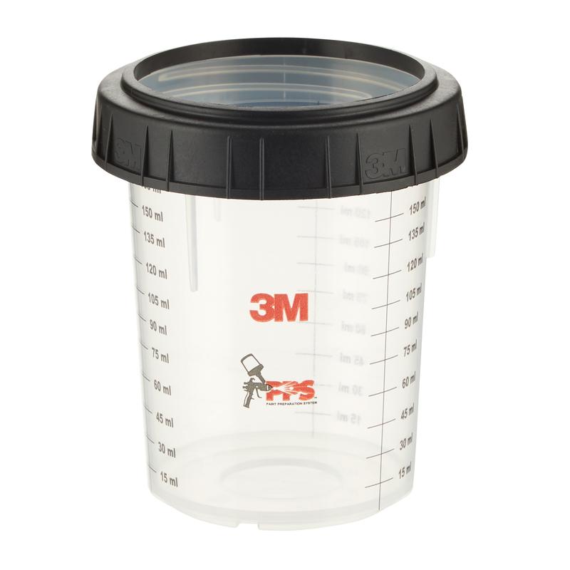 3M™ PPS™ externí kelímek se šroubovacím kroužkem, malý, 170 ml, 16115 | Balení (170 ml)