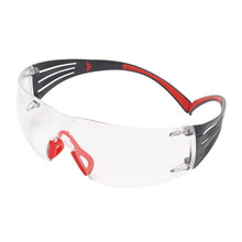 Bezpečnostní brýle 3M™ SecureFit™ 400, červené/šedé postranice, povrchová úprava Scotchgard™ proti zamlžování/proti poškrábání (K&N), čirá skla, SF401SGAF-RED-EU | Balení (1 kus)