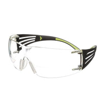 Bezpečnostní brýle 3M™ SecureFit™ 400 pro čtečky, černé/zelené postranice, povrchová úprava proti poškrábání/zamlžení, +2,0 Power Clear Lens, SF420AS/AF-EU, 20 v balení | Balení (1 kus)