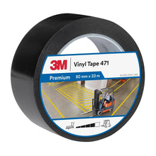 3M™ měkká PVC páska 471, černá, 50 mm x 33 m, 0,14 mm, jednotlivě balená | Balení (1 role)