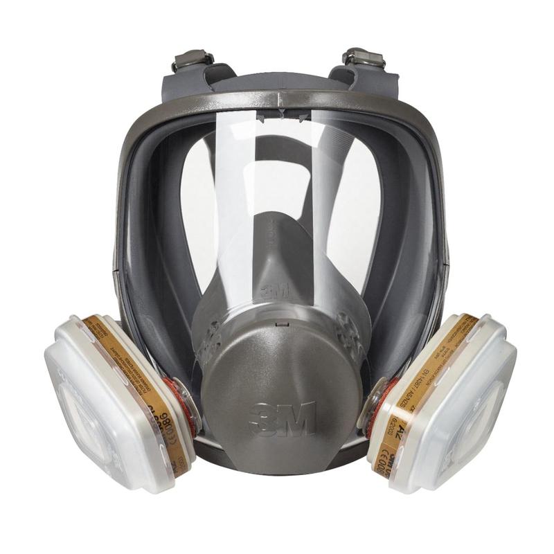 3M™ Respirator Celoobličejová maska, filtr A2P3 R, střední maska ​​50648 | Balení (1 kus)