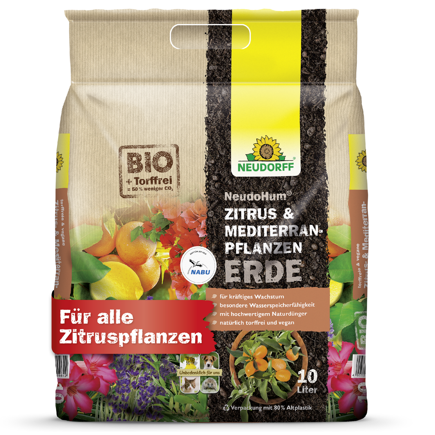 NeudoHum Citrus a půda středomořských rostlin