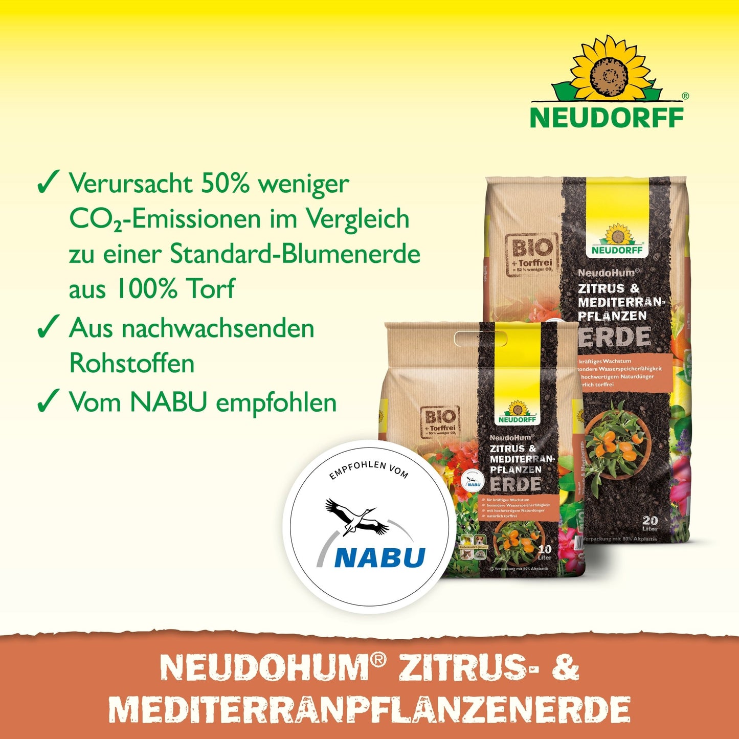 NeudoHum Citrus a půda středomořských rostlin