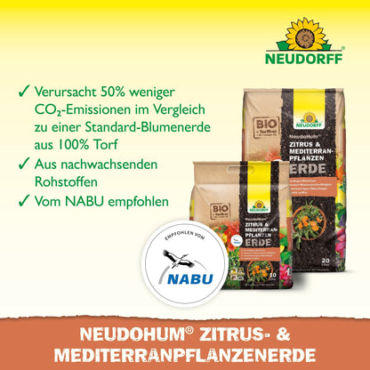 NeudoHum Citrus a půda středomořských rostlin
