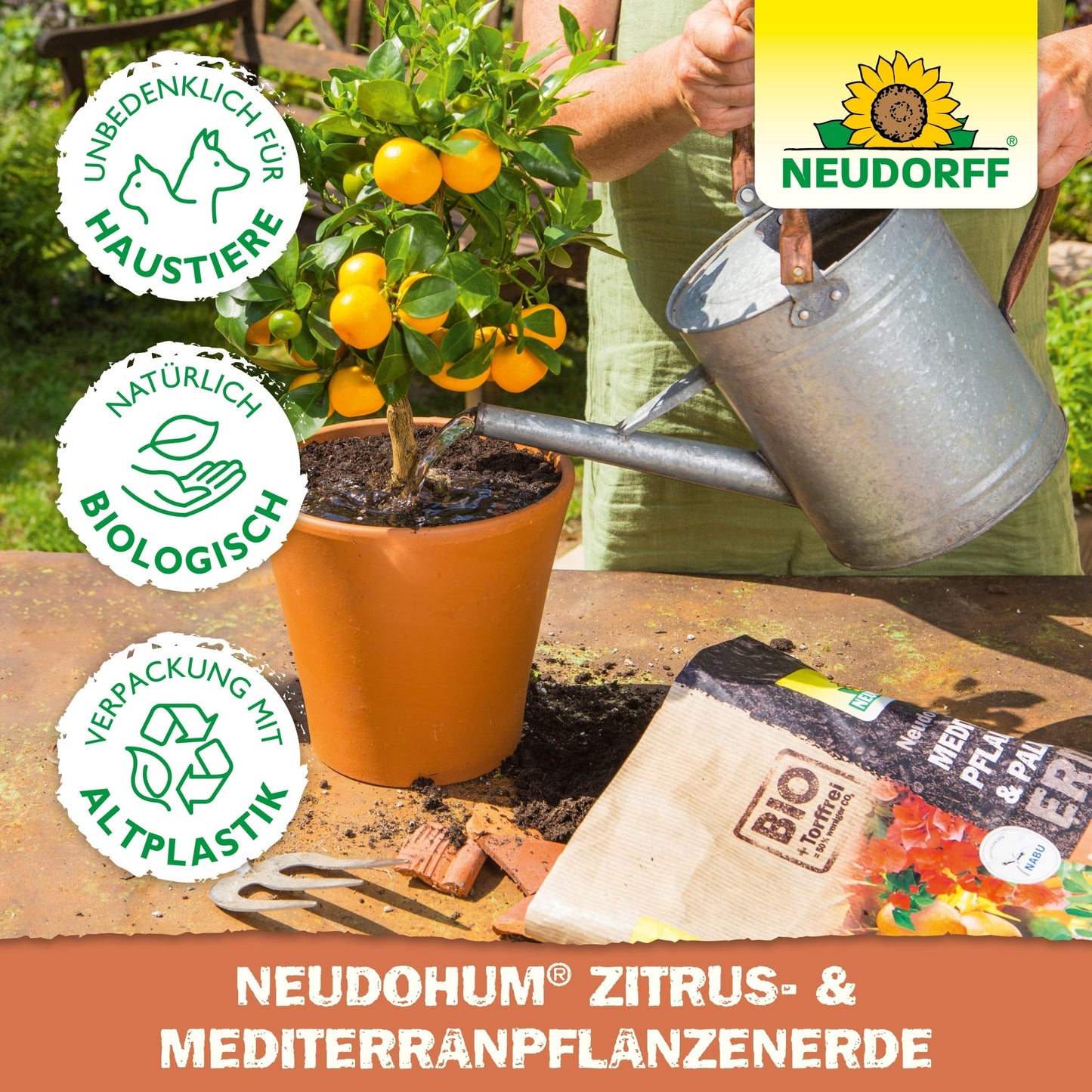 NeudoHum Citrus a půda středomořských rostlin