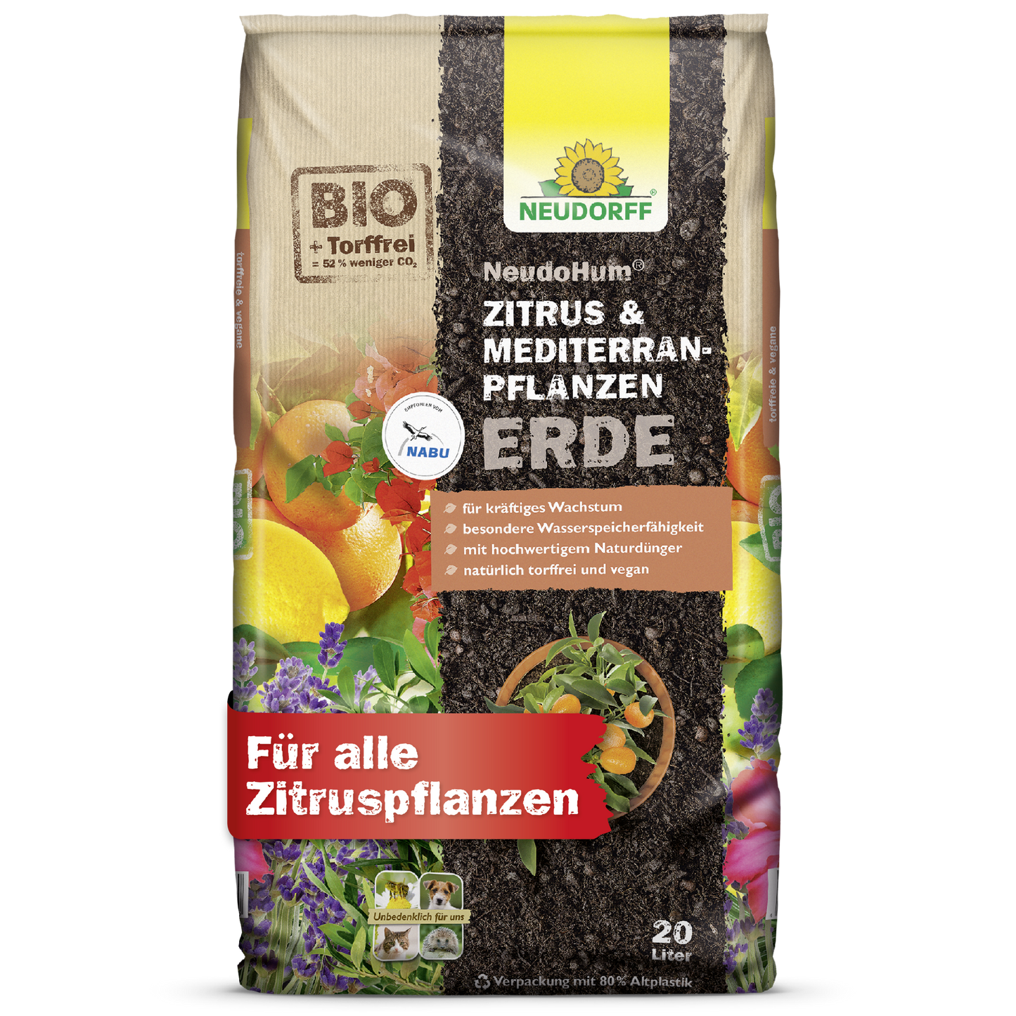 NeudoHum Citrus a půda středomořských rostlin
