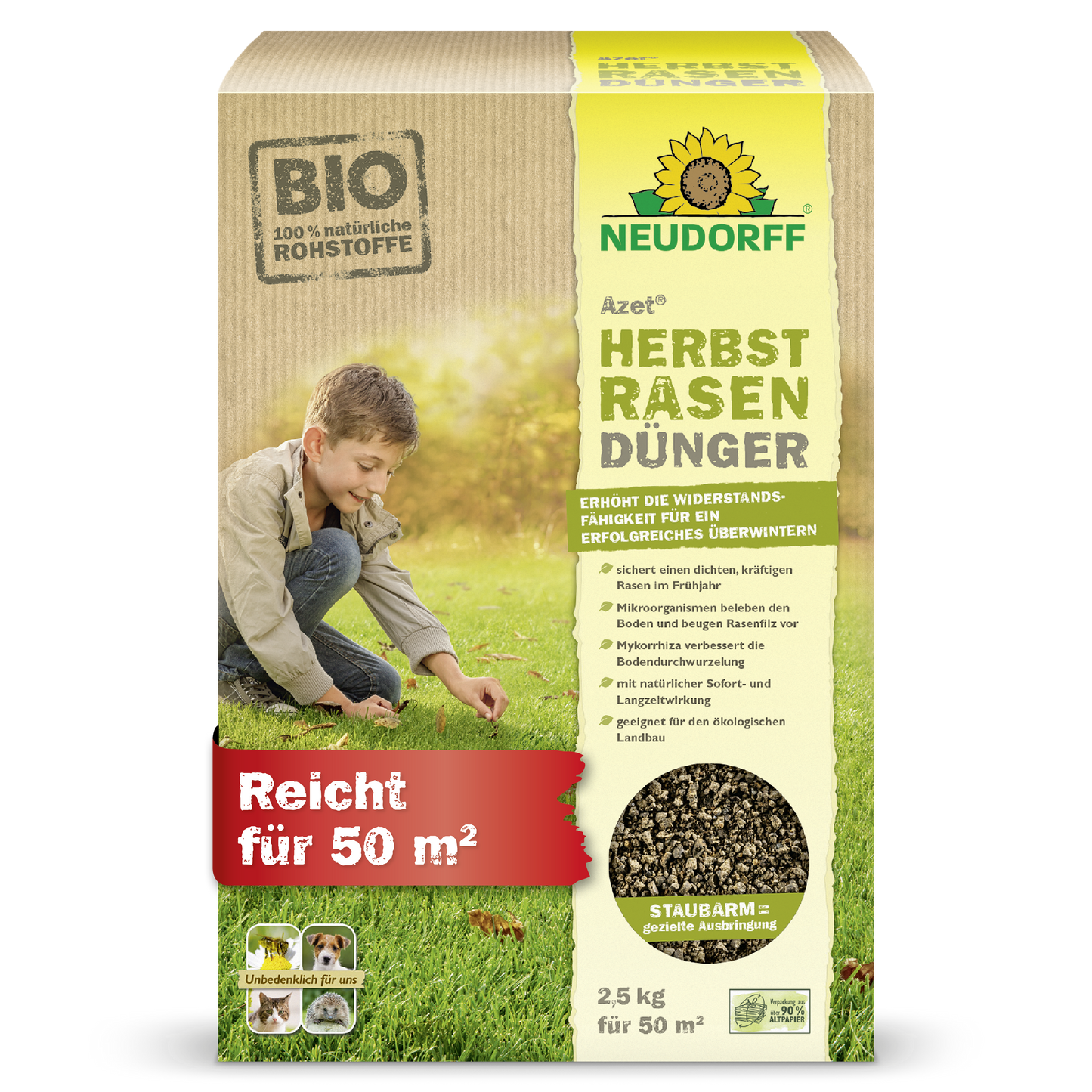 Podzimní trávníkové hnojivo Azet