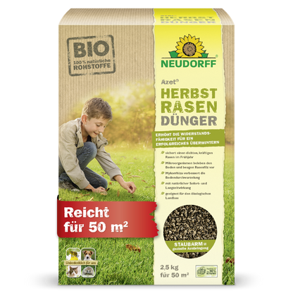 Podzimní trávníkové hnojivo Azet
