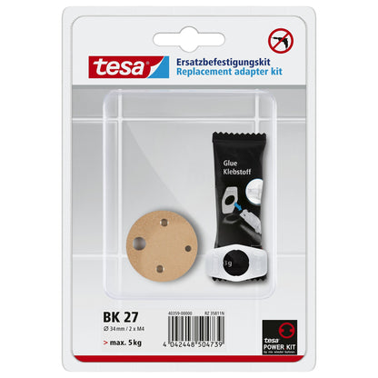 tesa Ersatzadapter-Satz BK 27, schwarz