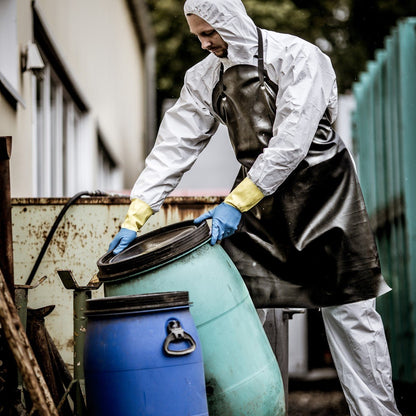 NITRAS DUAL BARRIER, rukavice na ochranu proti chemikáliím, žlutá / modrá