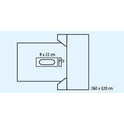 FD PP břicho/obratle Tkanina sk 260x320* 9x22* krepový útek | Balení (7 kusů)