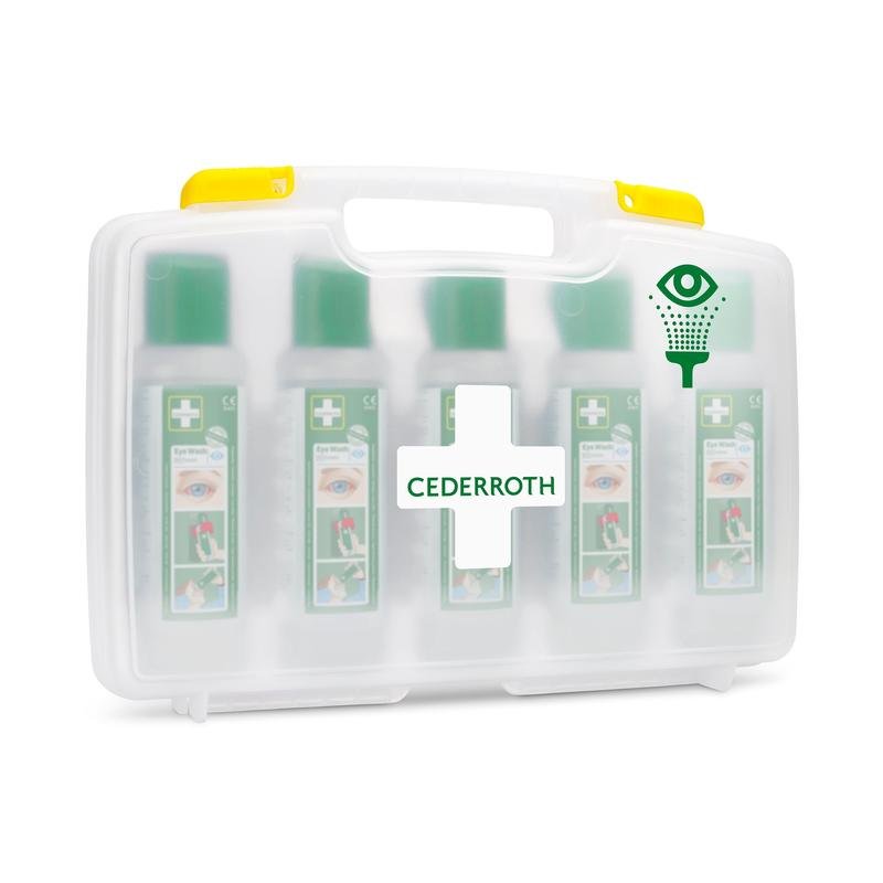 Cederroth oční výplach (5x500ml) v přenosném pouzdře od Orkla Wound Care AB (REF 7255 nahradit) je praktický, mobilní oční výplach pro každé pracovní prostředí. Balení obsahuje 1 kus.