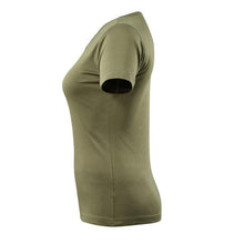 MASCOT® Pěkné dámské tričko mechově zelené barvy