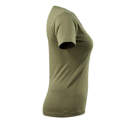 MASCOT® Pěkné dámské tričko mechově zelené barvy