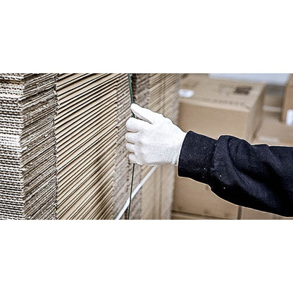 NITRAS bavlněné žerzejové rukavice, přírodní bavlněný žerzej | Balení (12 párů)