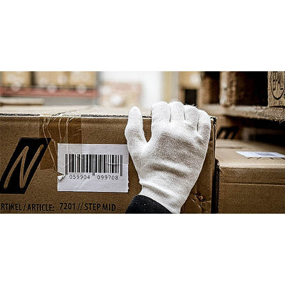 NITRAS bavlněné žerzejové rukavice, přírodní bavlněný žerzej | Balení (12 párů)