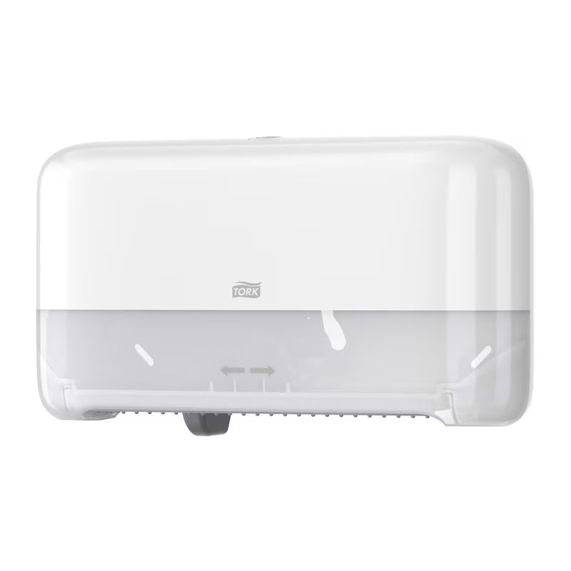 Tork OptiServe® dvourolový bezdušový zásobník na toaletní papír White T7