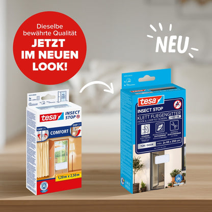 tesa INSECT STOP Klett Fliegengitter Premium für Türen – Produktmerkmale