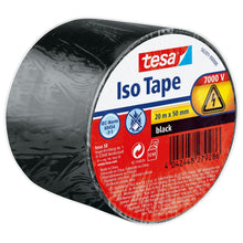 Izolační páska tesa SPVC pro elektroinstalace, černá, 20 m × 50 mm