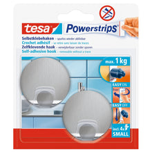 tesa Powerstrips háček S, kovový, kulatý, bílý