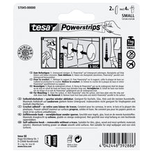 Hák tesa Powerstrips S z kovu, bílý