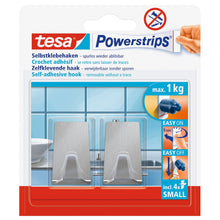 tesa Powerstrips háček S, kovový, hranatý, bílý