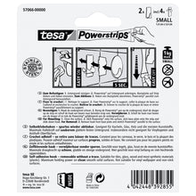 tesa Powerstrips háček S, kovový, hranatý, bílý
