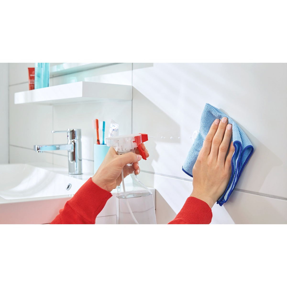 tesa Powerstrips Haken S Eckig – Anwendung