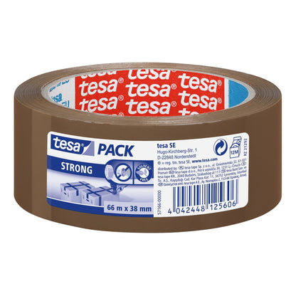 tesapack Strong Kartonverschlussband chamois, 66 m x 38 mm