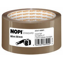 tesa NOPI STANDARD, 66 m × 50 mm, hnědá