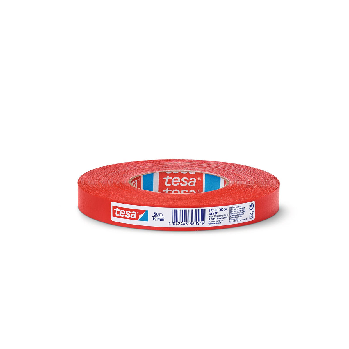 tesa Gewebeband, 50 m x 19 mm, rot