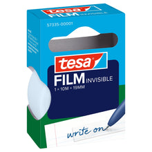 tesafilm INVISIBLE, matně bílá, v závěsné skládací krabičce, 10 m x 19 mm