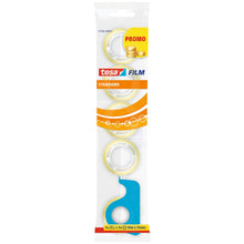 Ruční odvíječ tesafilm + 5 rolí Standard, průhledné