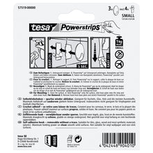 Háčky tesa Powerstrips, malé oválné, matný chrom
