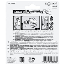 Hák tesa Powerstrips, malý, kulatý, bílý