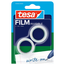 tesafilm INVISIBLE, matně bílá, v blistru, 10 m × 19 mm