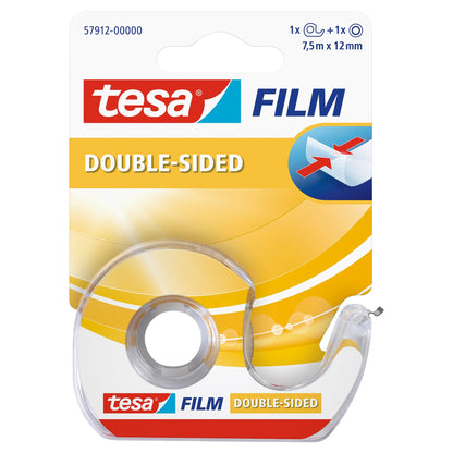 tesafilm doppelseitig, 7,5 m x 12 mm, transparent