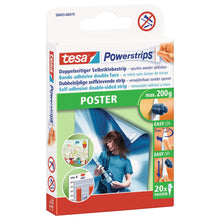 tesa Powerstrips Posterstrips, bílé