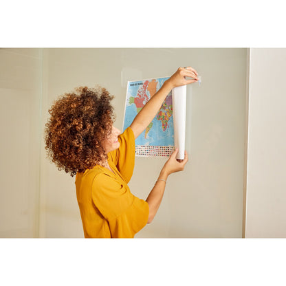 tesa Powerstrips Posterstrips, weiß – Anwendung