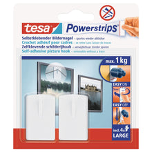 tesa Powerstrips – hřebíky na obrazy, bílé