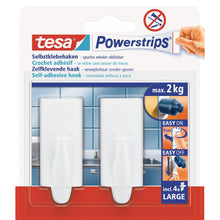 Hák tesa Powerstrips Large Trend, bílý