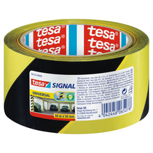 Univerzální značkovací páska tesa Signal, 66 m × 50 mm, černá-žlutá