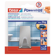 tesa Powerstrips háček L, kovový, hranatý, bílý