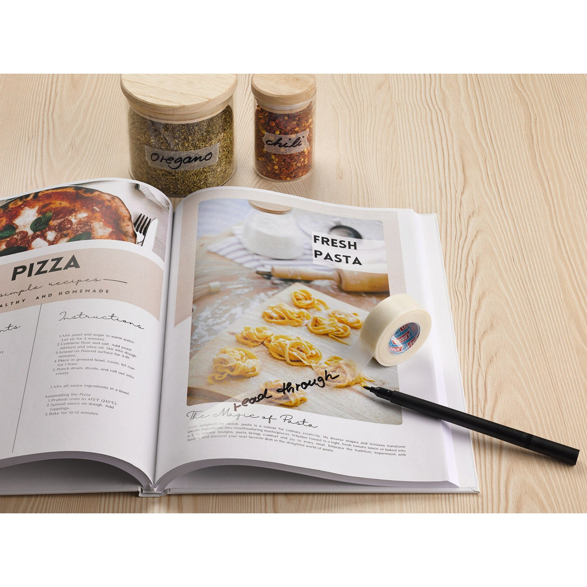 tesafilm PAPER, transparent – Anwendung