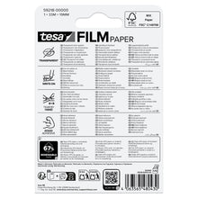 tesafilm PAPER, průhledná, v blistru, 33 m × 19 mm