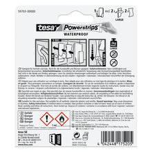 tesa Powerstrips Waterproof držák na holicí strojek Wave, bílý
