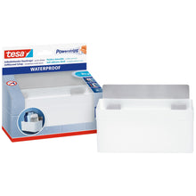 tesa Powerstrips Waterproof Regal Zoom, kov, bílá