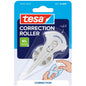 tesa CORRECTION ROLLER, bílá, v blistru, náplň, 14 m × 8,4 mm
