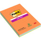 Balení velkých Post-it® Super Sticky Notes, Boost Collection, linkované (101 x 152 mm), 3 bloky po 45 listech, 100% PEFC-certifikované (SGSCH-PEFC-COC-110078) od 3M Deutschland GmbH.